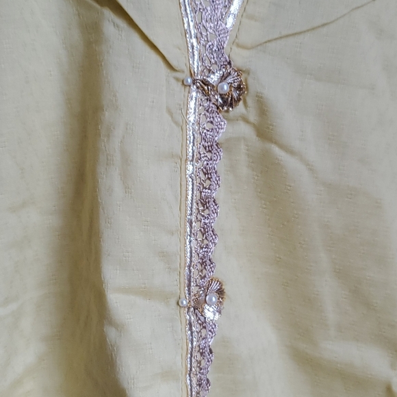 Lemon Yellow Pakistani Kurta by Sapphire FINAL PRICE - Picture 10 of 13